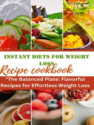 cover image of Instant diets for weight loss recipe cookbook